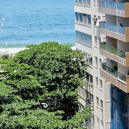 Vista Lateral Mar Copacabana Rio de Janeiro Esterno foto
