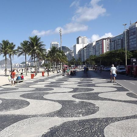 Vista Lateral Mar Copacabana Rio de Janeiro Esterno foto