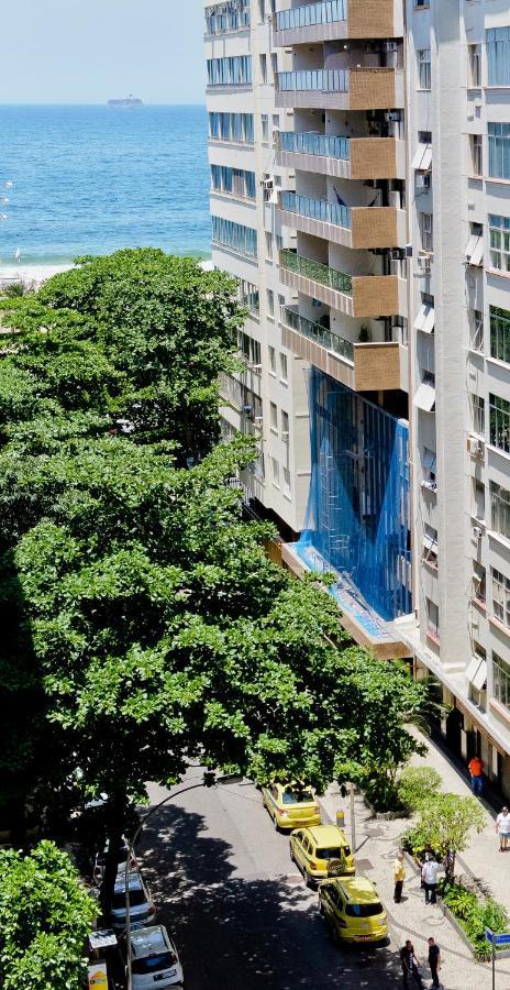 Vista Lateral Mar Copacabana Rio de Janeiro Esterno foto